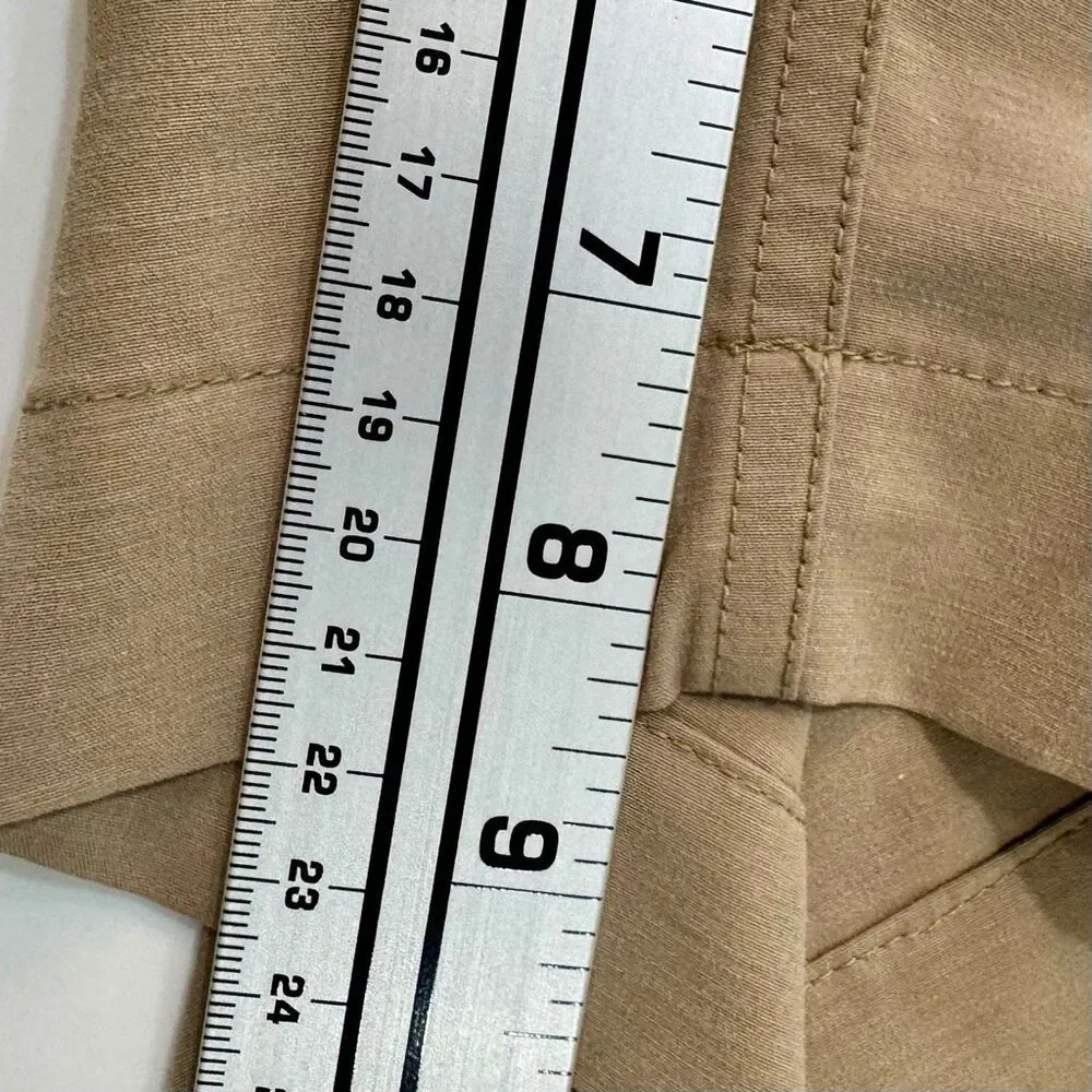 Faherty All Day Hybrid Shorts. Tan. Size 34.